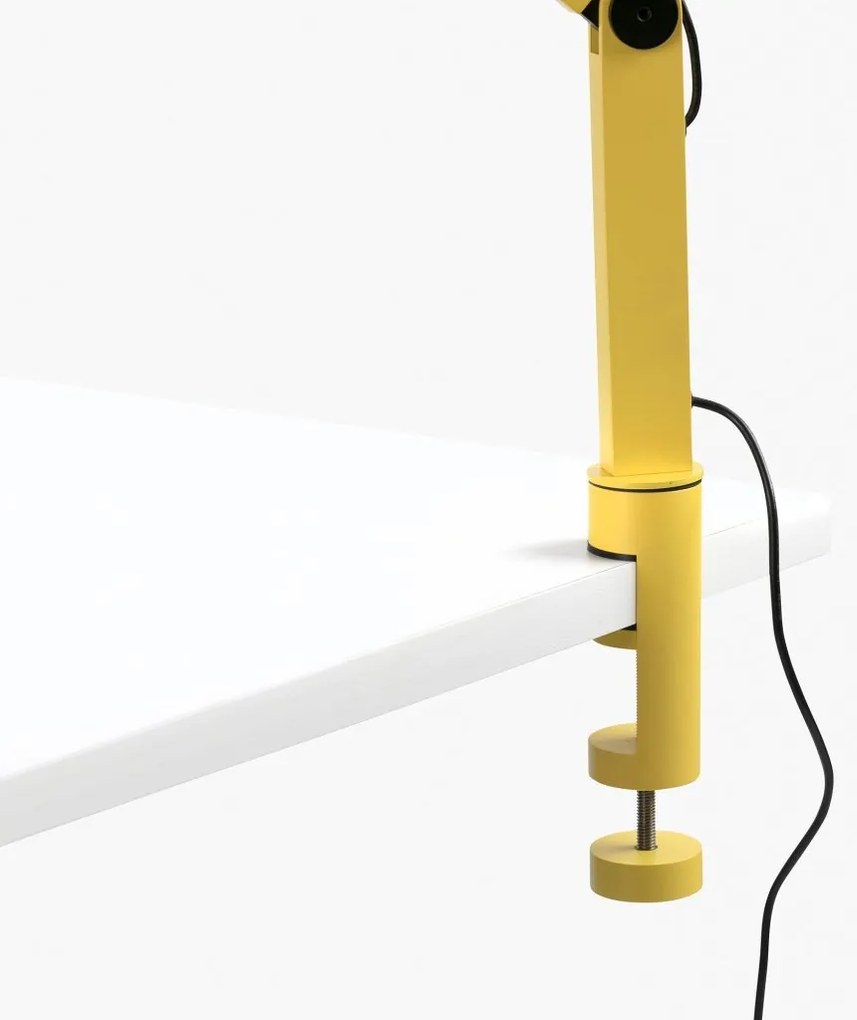 Veioza LED dimabila / Lampa de birou cu clips design ultra-modern INVITING galbena