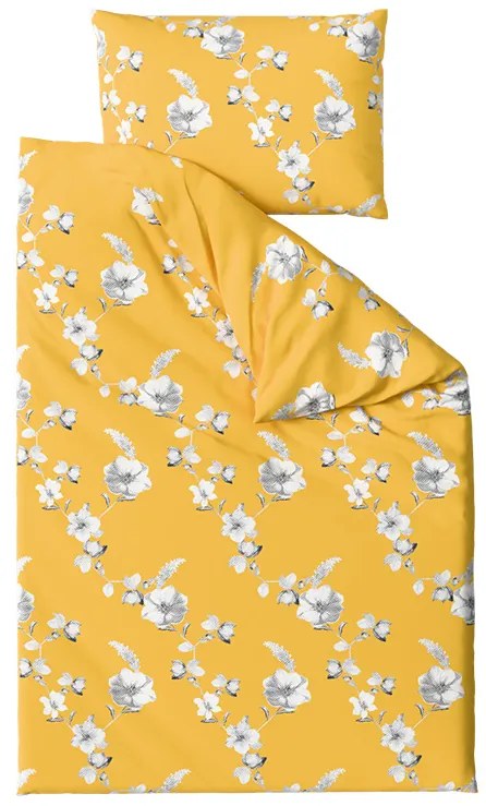 Lenjerie de pat din microfibra YELLOW ROSE galben Dimensiune lenjerie de pat: 70 x 90 cm | 140 x 200 cm