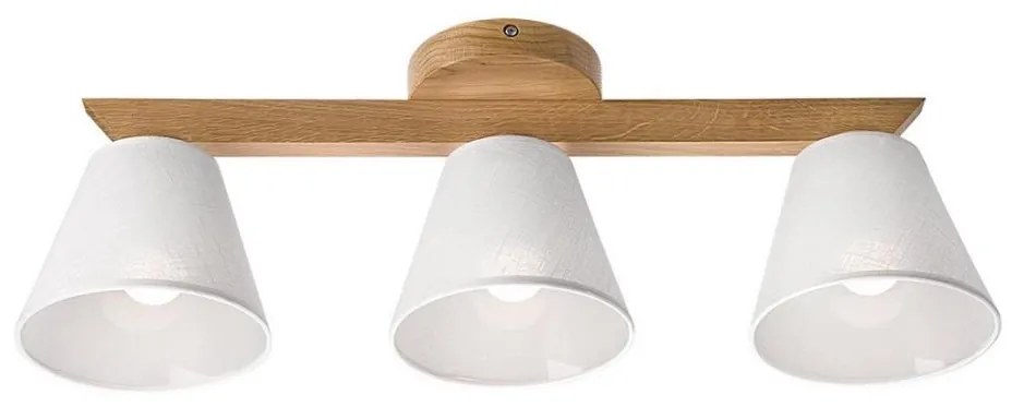 Lustr ANTONIO 3xE14/40W/230V, montaj plafon, stejar