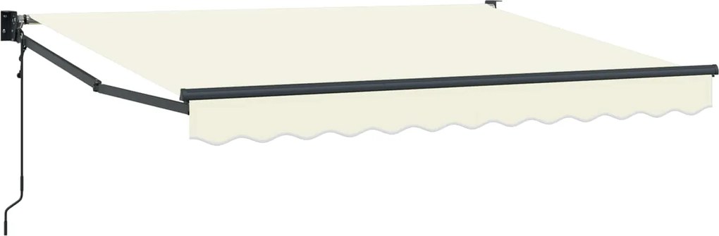 vidaXL Cort electric retractabil Crem 3,5 x 2 m