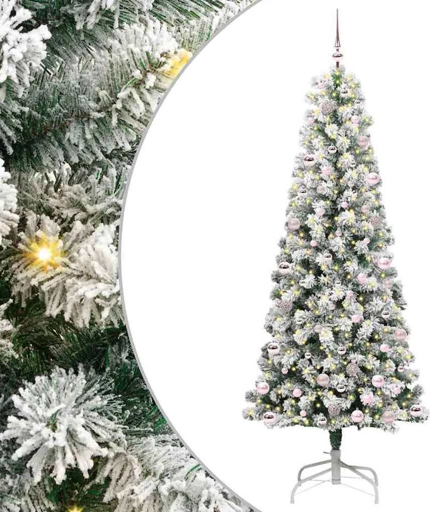 vidaXL Brad de Crăciun artificial cu ramuri articulare 240 cm