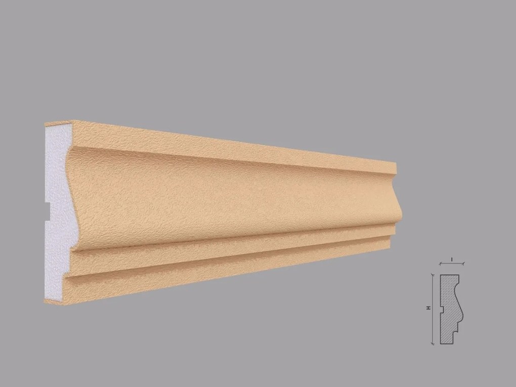 Ancadrament fereastra exterior FP132 dimensiuni 95x30x2000mm