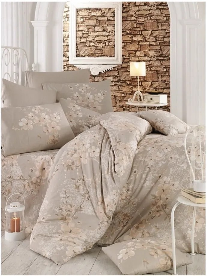 Lenjerie de pat cu cearșaf Mika, 200 x 220 cm