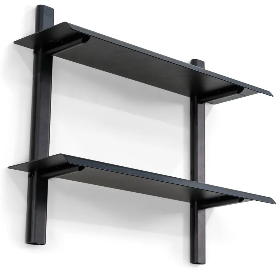 Raft negru etajat din metal 60 cm Hola – Spinder Design