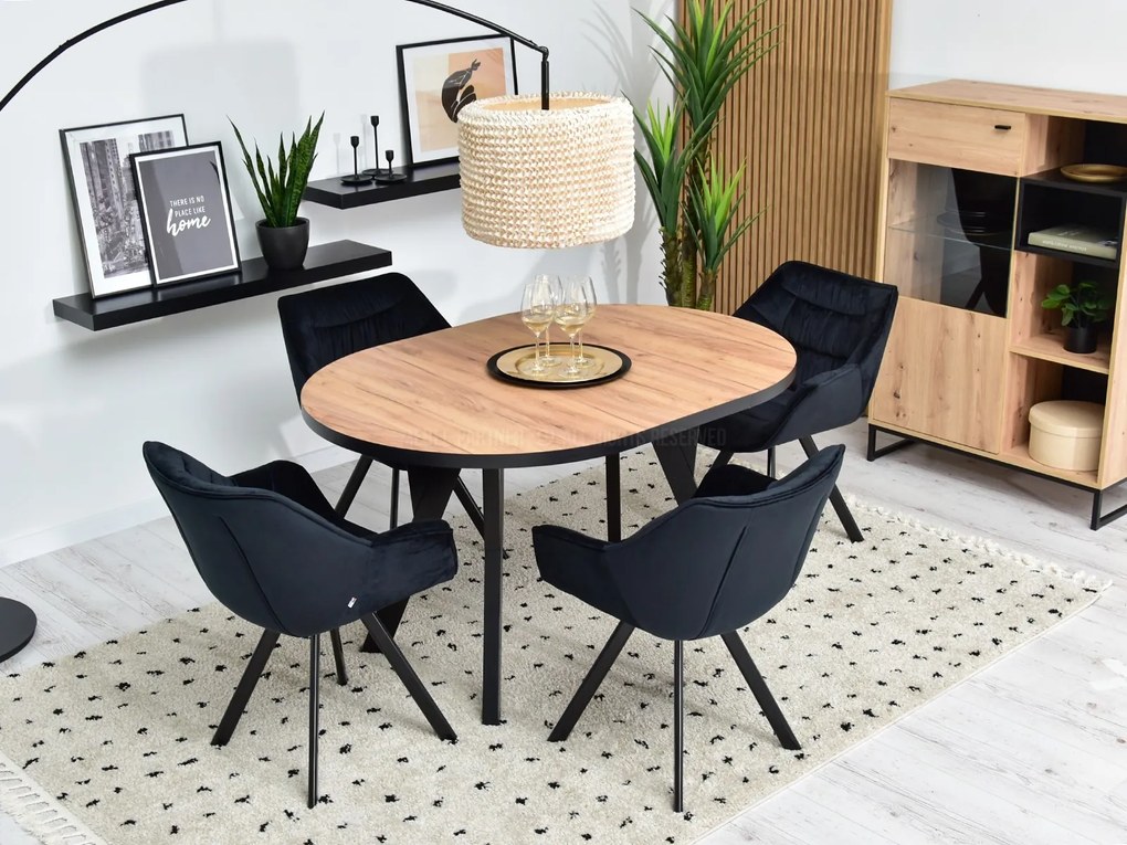 Scaun Nina (negru). 1111200