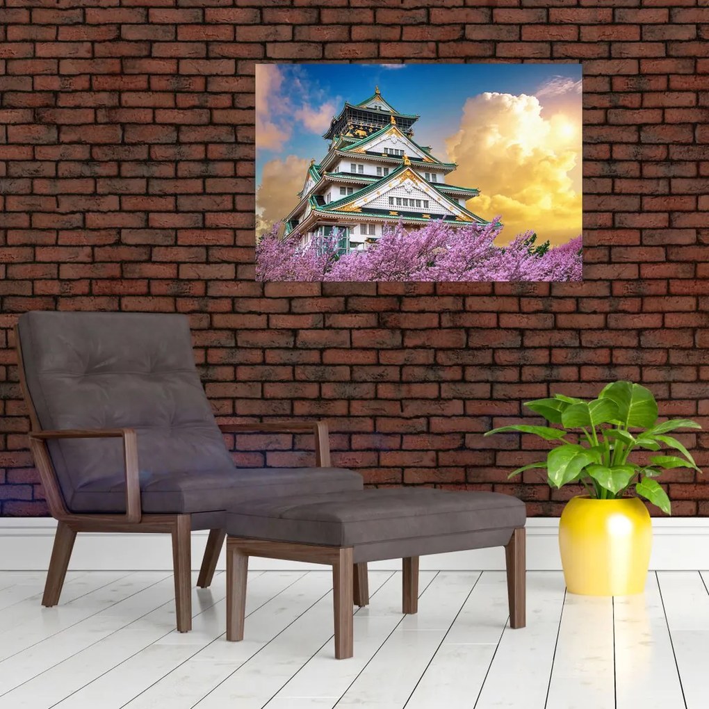 Tablou - Castelul Osaka (90x60 cm)