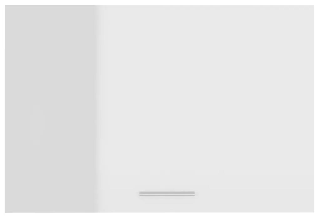 Dulap suspendat, alb extralucios, 60 x 31 x 40 cm, PAL Alb foarte lucios, handing cabinet with flip-up door, 1