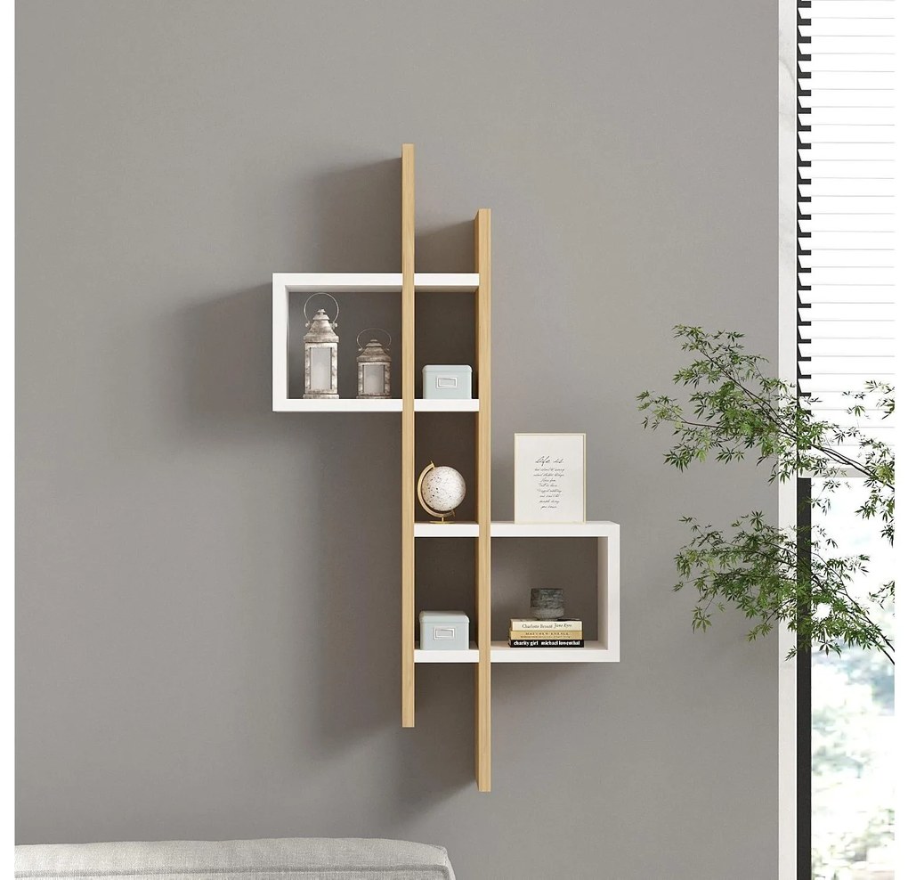 Raft Bebivo (stejar zafir + alb) . 1095983