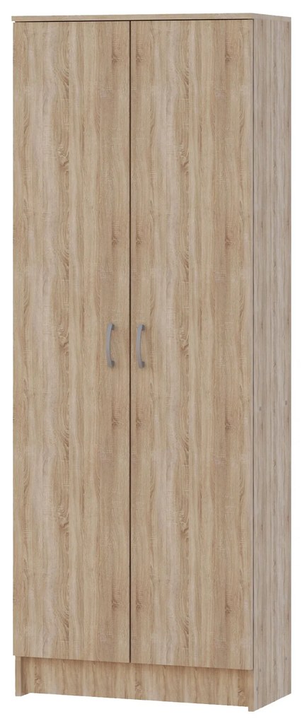 Biblioteca Flint, 2 Usi, Stejar Sonoma, 70 x 32 x 196 cm
