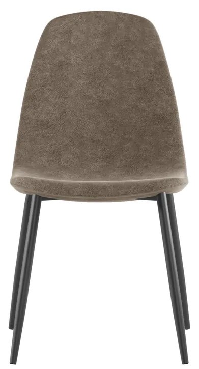 STONES Scaun din piele ecologică 44cm X 50cm H. 84cm | Aosom Romania