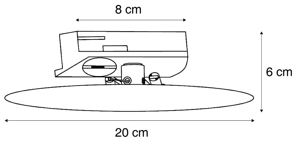 Plafonieră modernă neagră pentru sistem de șină monofazat cu 2 lumini - Iconic Pulley