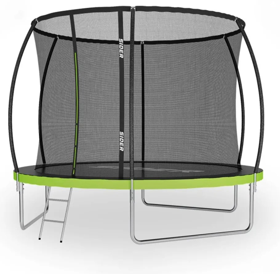 Trambulină mare pentru copii cu plasă și scară SIDER 12FT - diametru 374 cm