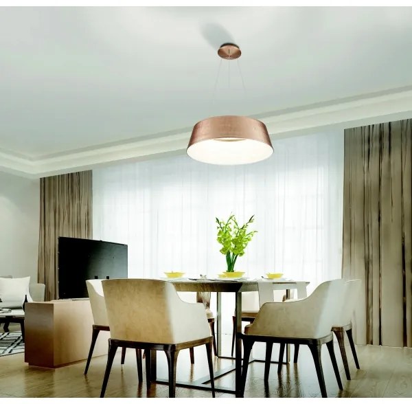 Lustră LED dimabilă pe cablu EMMA LED/60W/230V auriu Azzardo AZ5095 + telecomandă