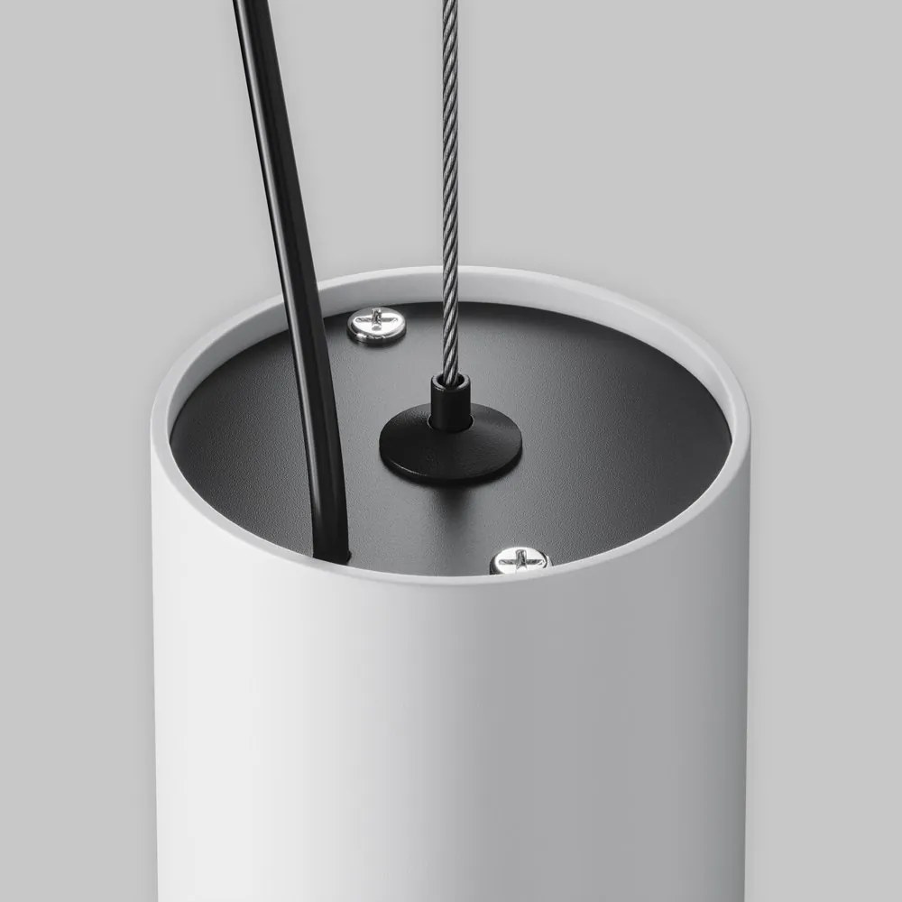 Pendul LED iluminat design tehnic Efir D-7,5cm 15W alb