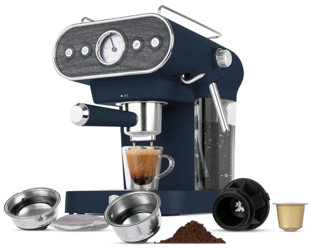 Espressor 3 in 1 Deep Sea Nordic Berlinger Haus BH/9858