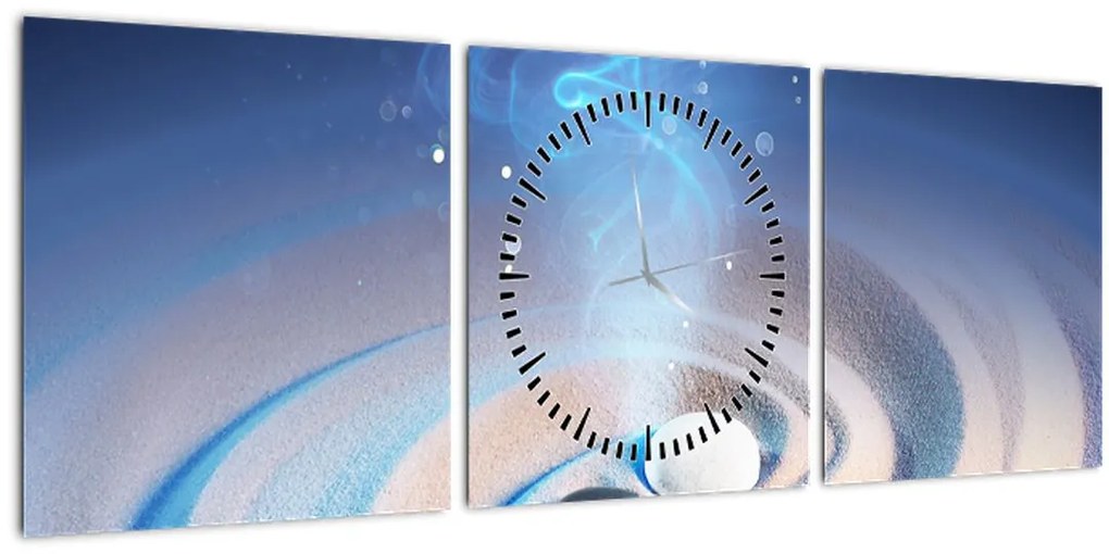 Tablou - Yin-yangul eteric (cu ceas) (90x30 cm)