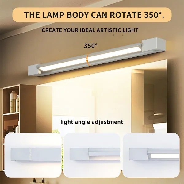 Brilagi-LED Oglindă iluminată pentru baie AQUA LINE LED/18W/230V 60 cm IP44 crom mat
