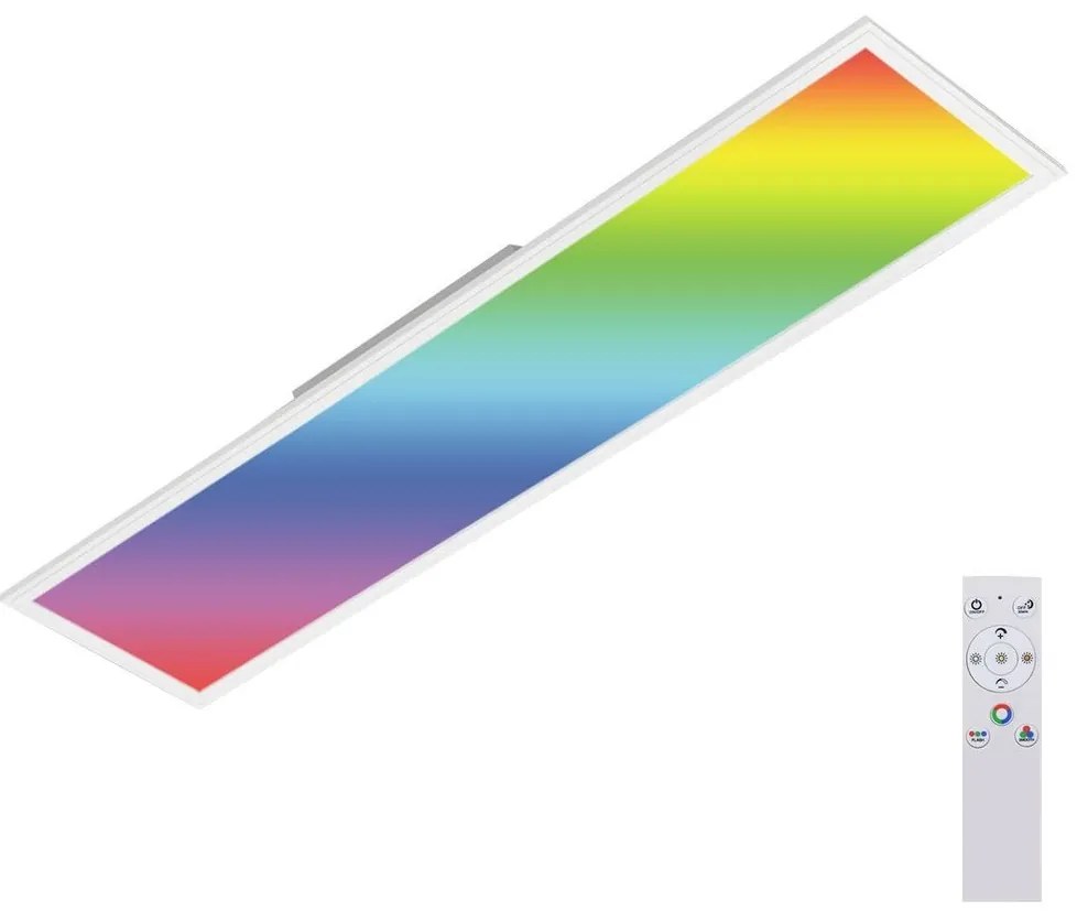 Plafonieră RGBW dimabilă SLIM LED/40W/230V Brilo + telecomandă