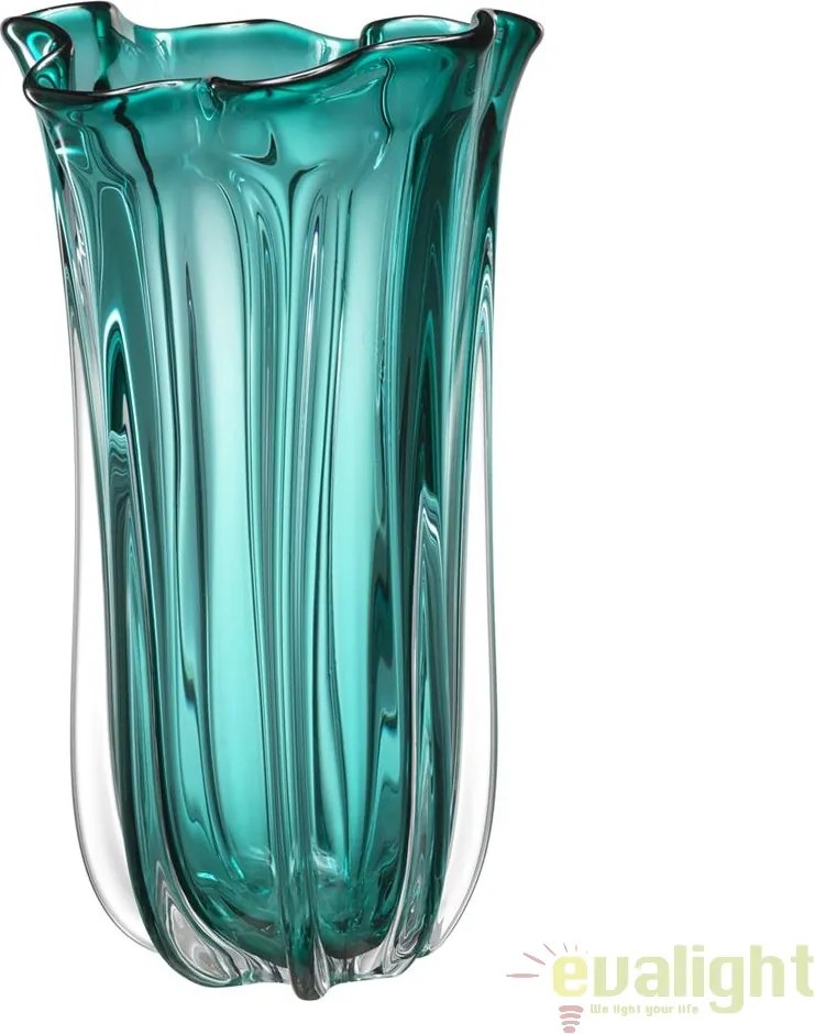 Vaza design elegant Vagabond turcoaz 112572 HZ
