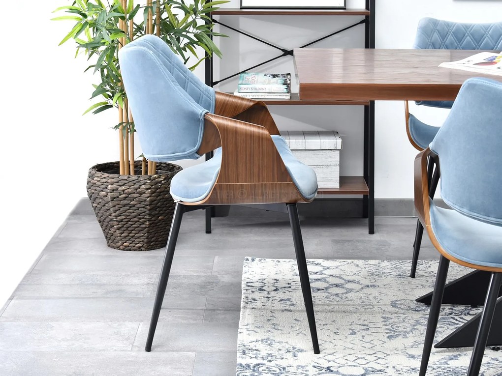 Scaun Rolf K (albastru + negru). Promo -30%. 1111257