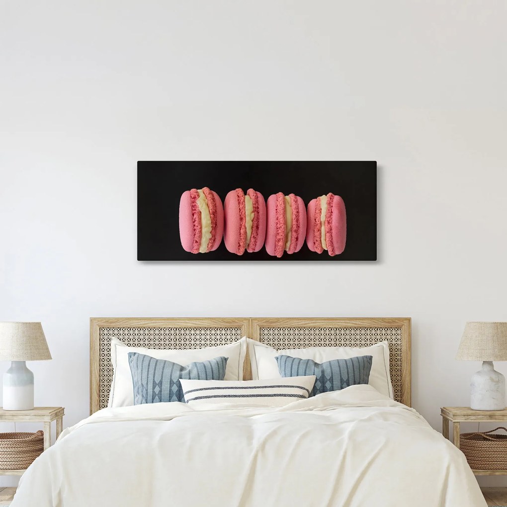 Tablou cu macarons (120x50 cm)
