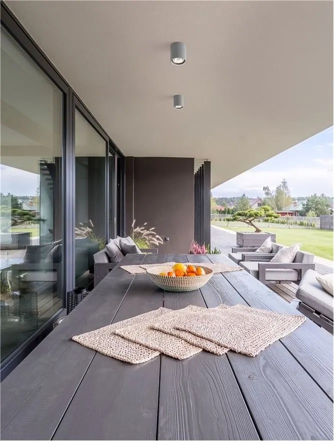 Spot LED aplicat iluminat exterior din beton IP65 RITZ R