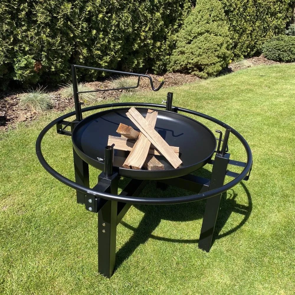 Vatră multifuncțională + grătar cu rotisor electric Avenberg KENTUCKY