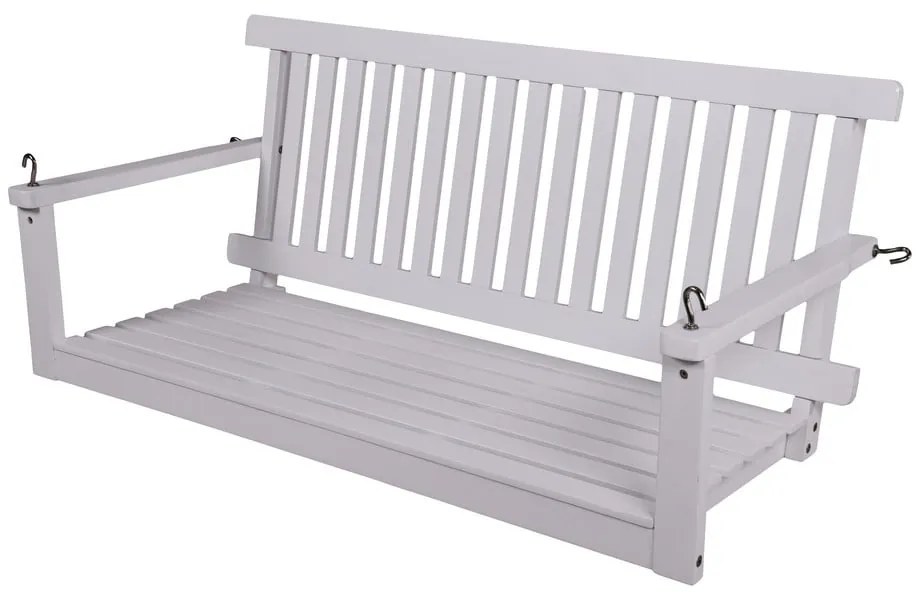 Leagăn de grădină alb din lemn Augusta - Garden Pleasure