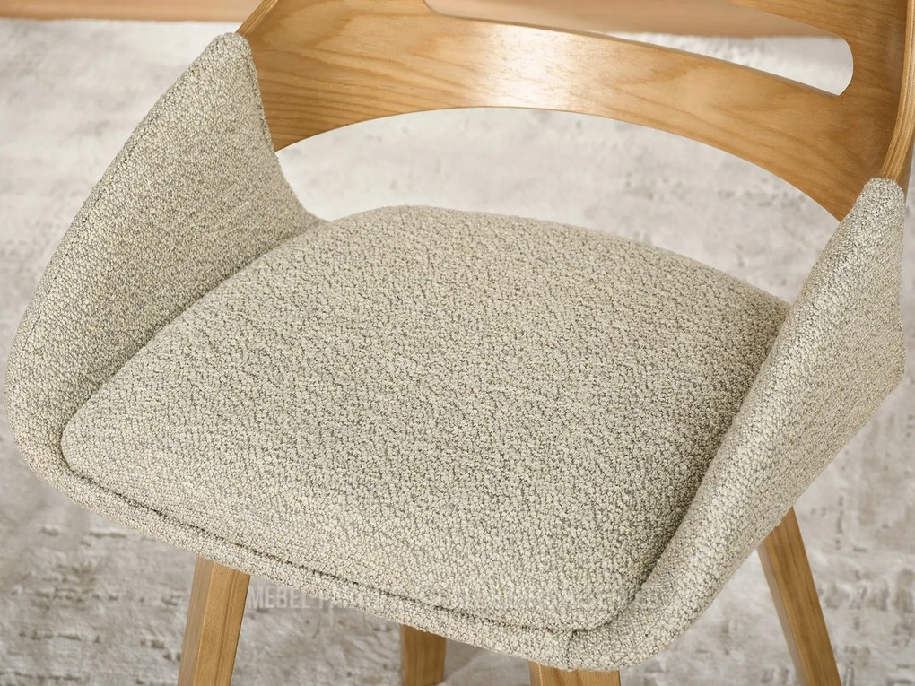 Scaun Theo K (bej + stejar). 1111280