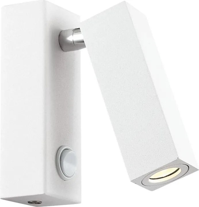 Ideal Lux - Aplica spot LED de perete PAGE, 3W, 230V, CRI 90, alb