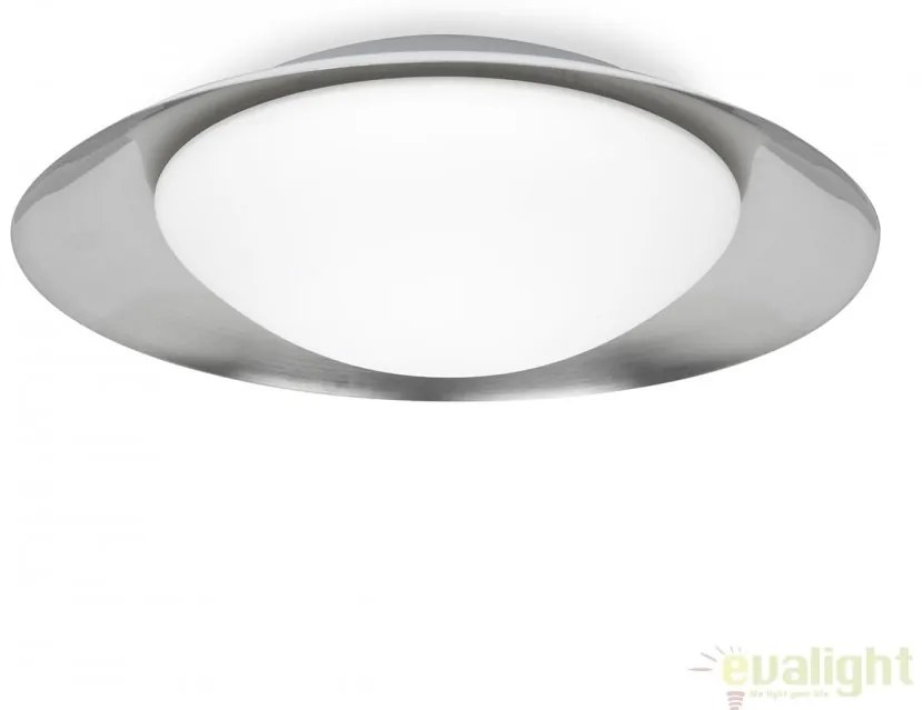 Plafoniera LED moderna SIDE 15W alb/nickel 62141