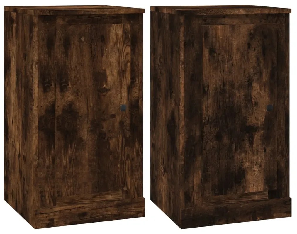 816211 vidaXL Servante, 2 buc. stejar sonoma 37,5x35,5x67,5 cm lemn prelucrat