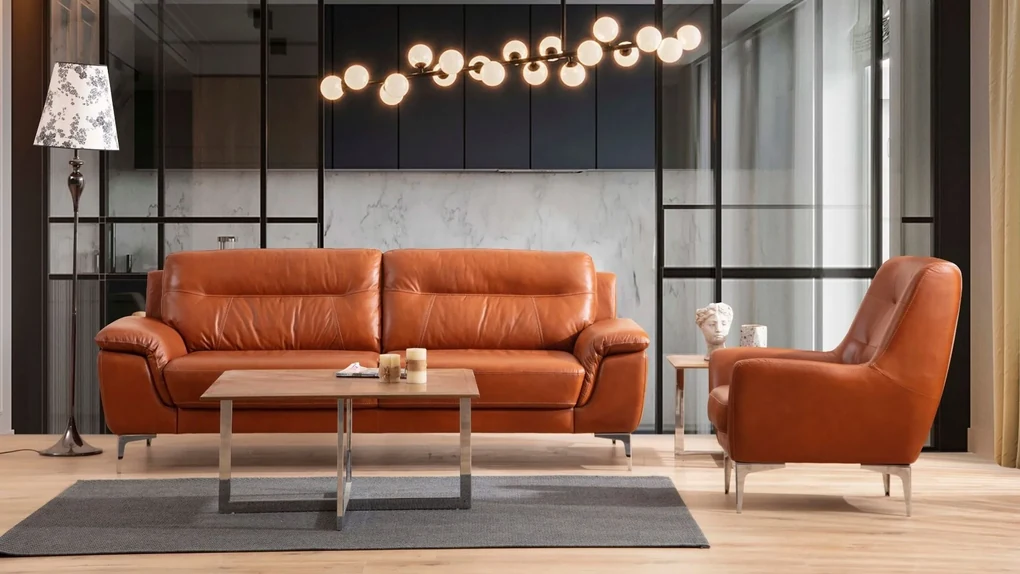 Canapea tapiterie premium din piele life - diverse culori