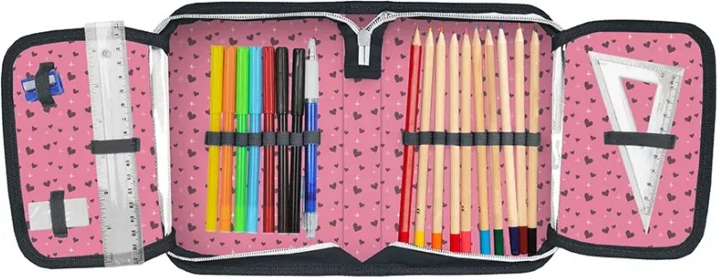 Set ghiozdan din 5 piese pentru fete - Unicorn