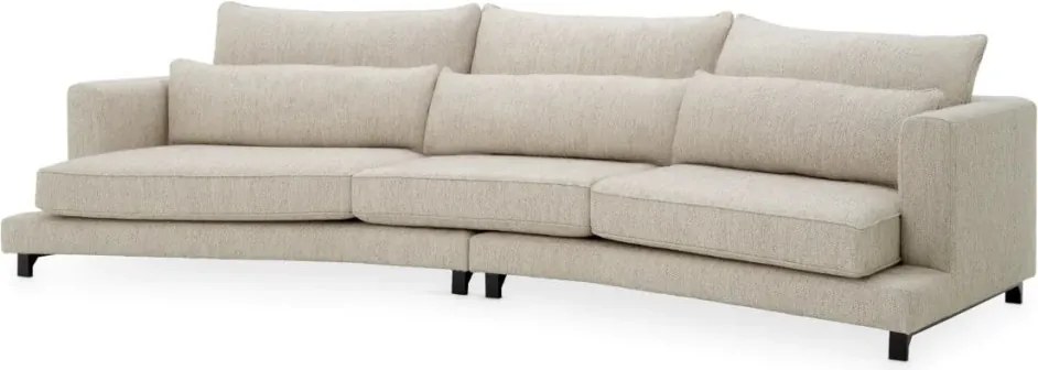 Canapea design LUX Savarana, Splendor gri deschis