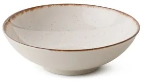 Set de veselă, 24 piese, porțelan, bej/maro