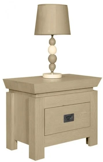 Noptiera Cu 1 Sertar Casablanca Crem Dune, 58.3 Cm