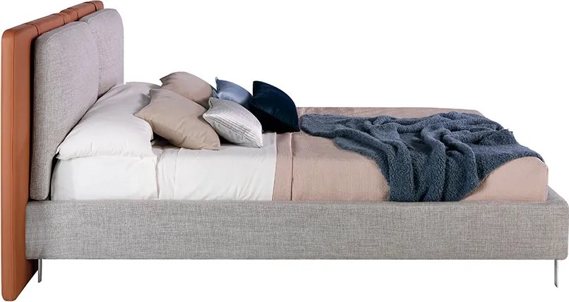 Pat dublu design LUX modern cu tablie eleganta Allan 180x200cm