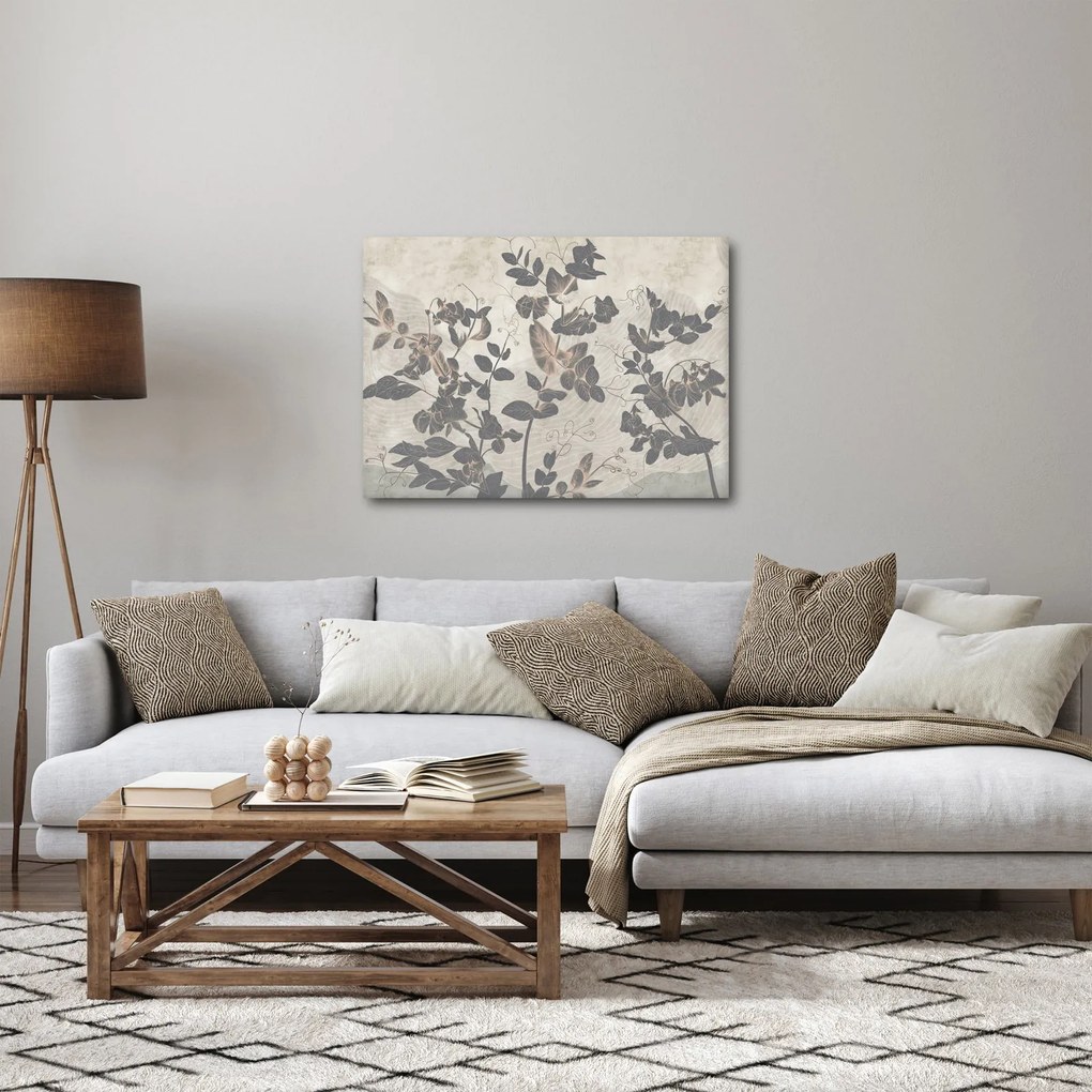 Tablou - Frunze texturate (70x50 cm)