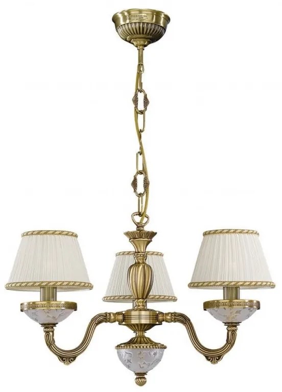 Candelabru din alama 3 brate design italian 6402