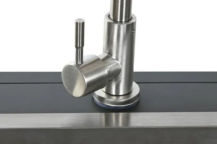 Set bucătărie de exterior din aluminiu și lemn compozit, 236 x 50 x 91 cm, „Isla Outdoor Kitchen Set"