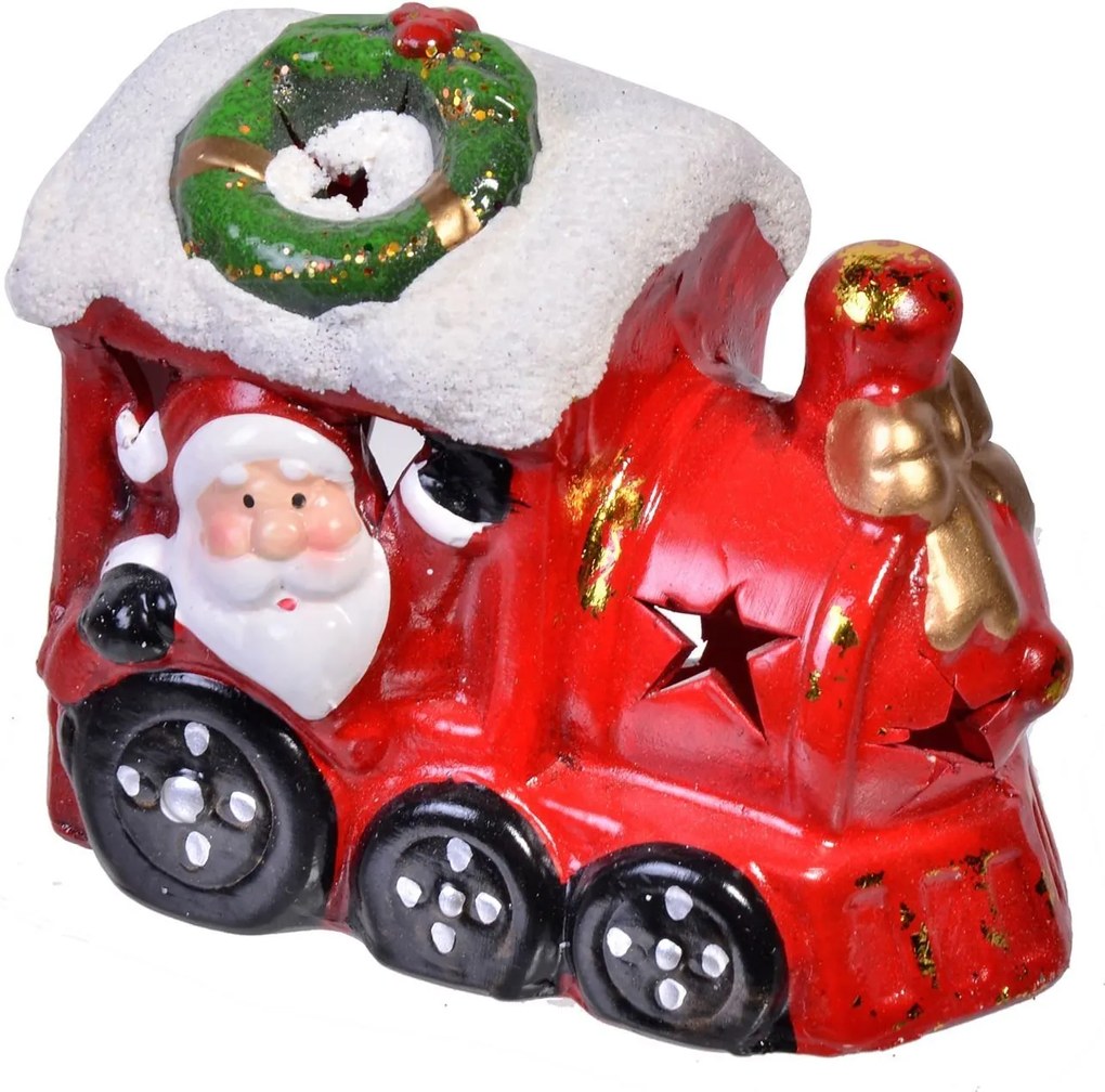 Candela ceramica trenulet 11 cm x 9 cm