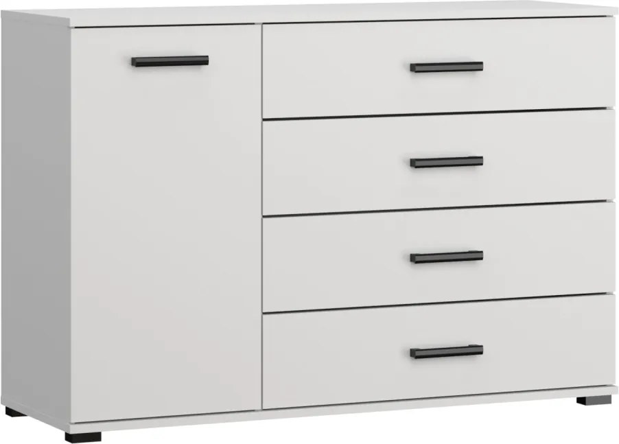 Comodă Frazio – 120x40x83 cm – Alb