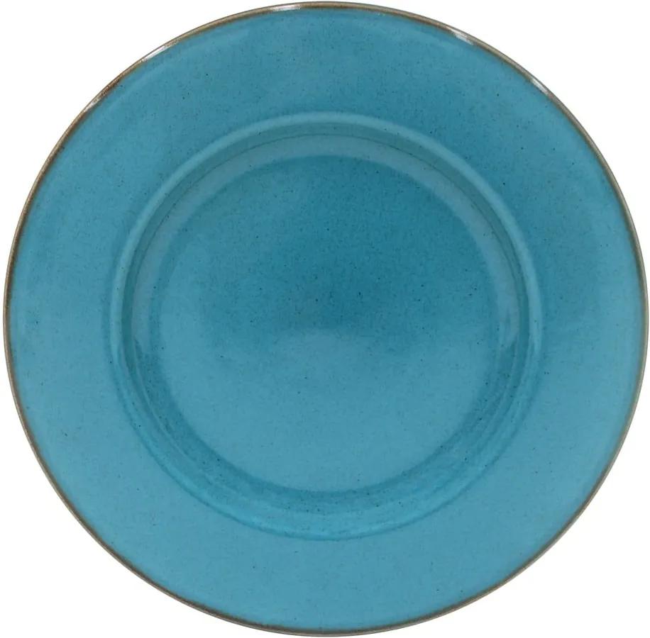 Farfurie pentru servit din gresie ceramică Casafina Sardegna, ⌀ 34 cm, albastru