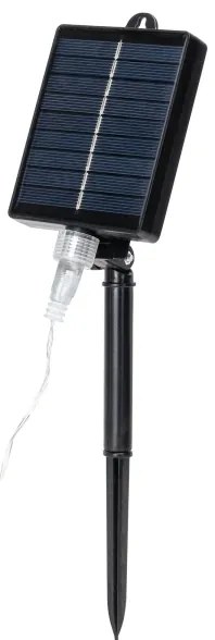 Aigostar - Ghirlandă solară LED, 192 LED, 8 m, IP65, alb rece