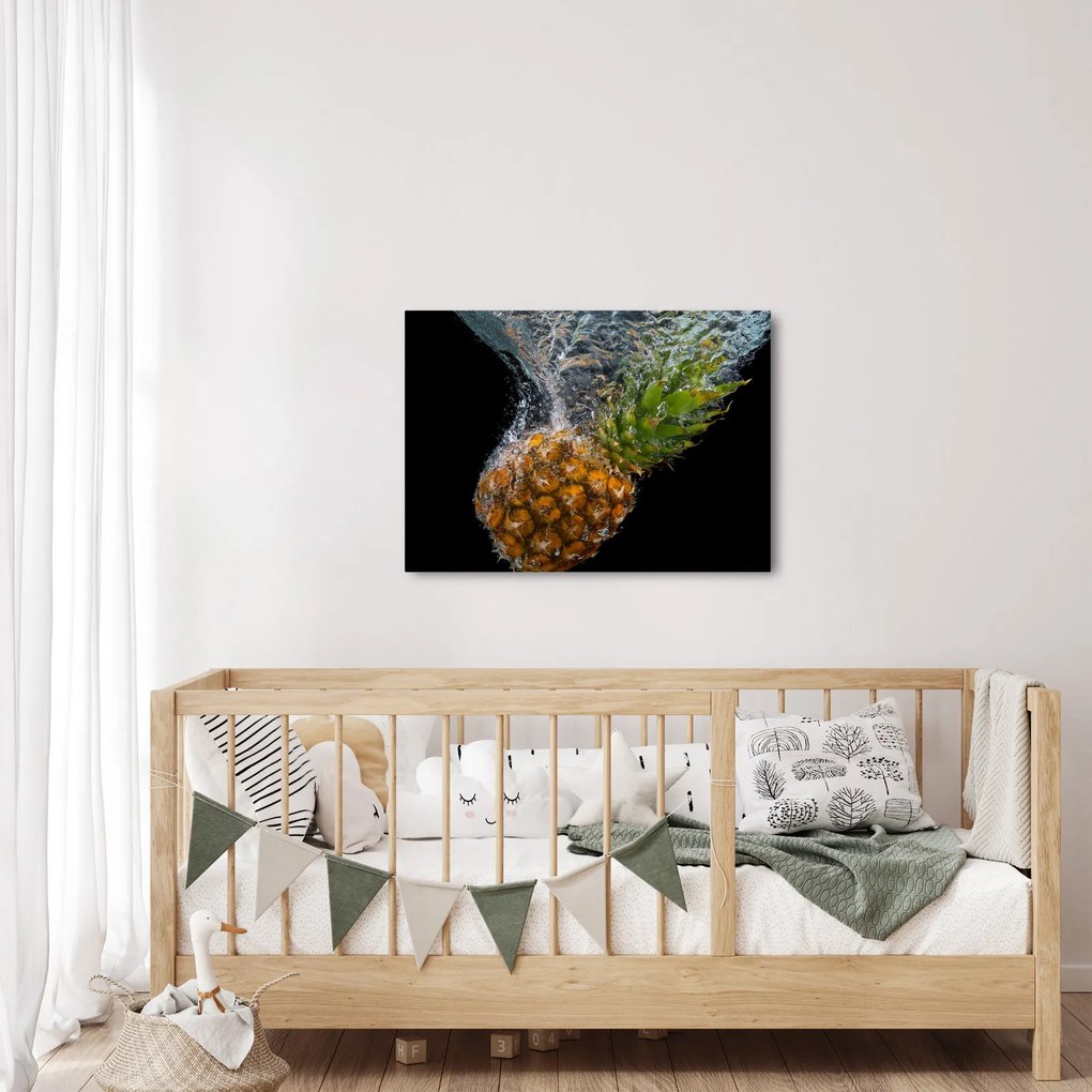 Tablou cu anans în apă (70x50 cm)