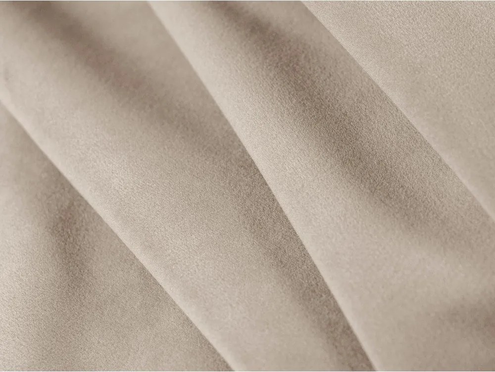 Pat matrimonial bej tapițat cu spațiu de depozitare cu somieră 160x200 cm Mount – Micadoni