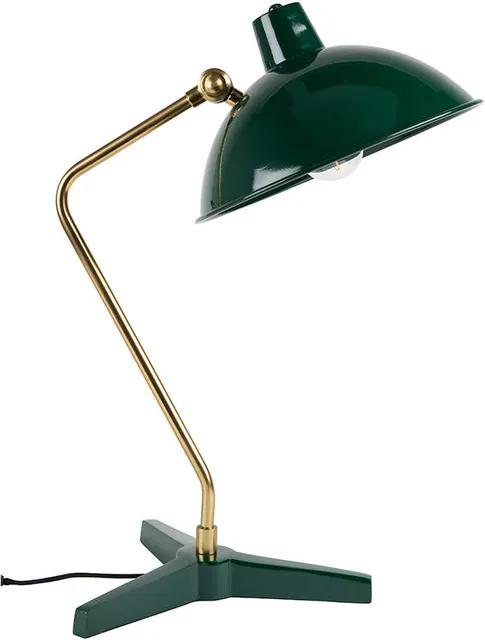 Lampa birou alama si metal verde Devi Green Dutchbone