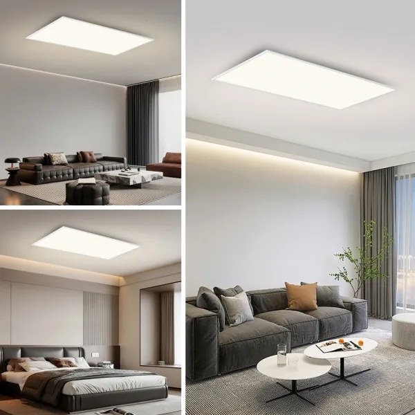 Brilagi - Plafonieră LED SLIMFRAME, 80 W, 230 V, 120 x 60 cm, 3000/4000/6000 K, albă