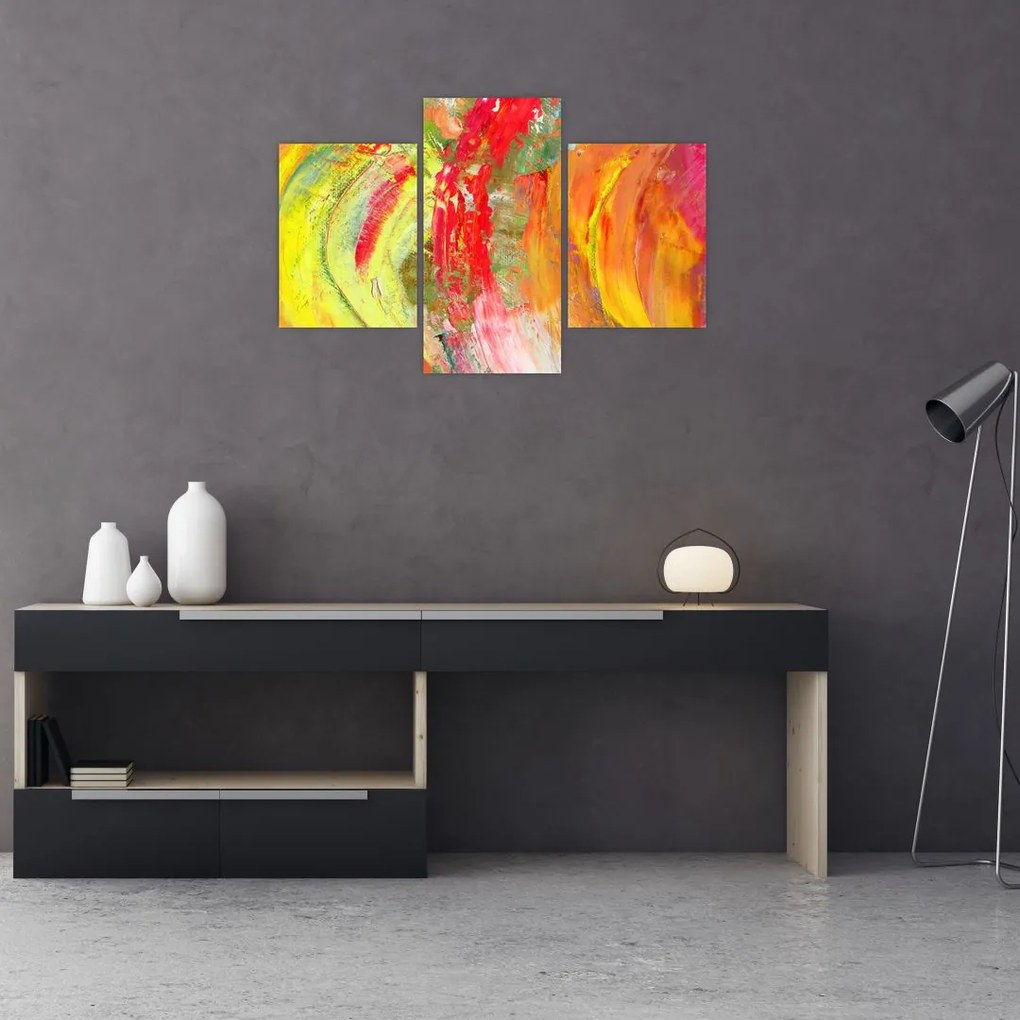 Tablou cu abstracție- pictura (90x60 cm)